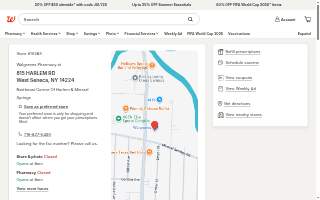 Walgreens of West Seneca website
