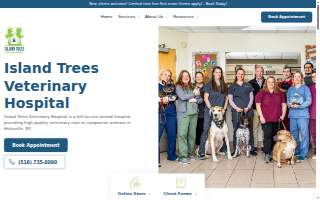 Island Trees Veterinary Hospital of Westbury website