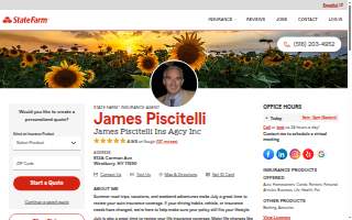 James Piscitelli - State Farm Insurance Agent website