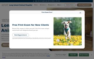 Long Island Animal Hospital of Westbury website