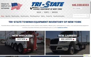 Tri State Towing Equipment of Westbury website