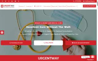 UrgentWay Hicksville website