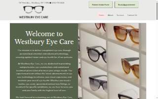 Westbury Eye Care website