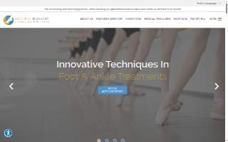 Aesthetic Podiatry & Sports Medicine Center of Harrison website