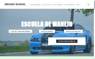Auto Escuela de Manejo website