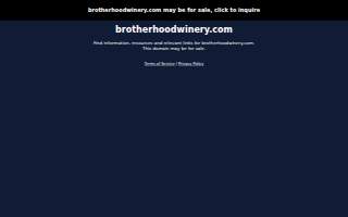 Brotherhood, America's Oldest Winery of White Plains website