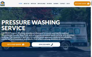 CAPPCO Pressure Washing of White Plains website