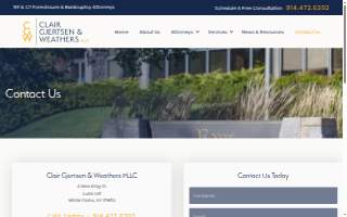 Clair Gjertsen & Weathers PLLC website