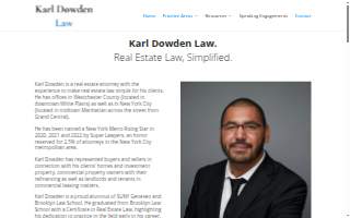 Karl Dowden Law website