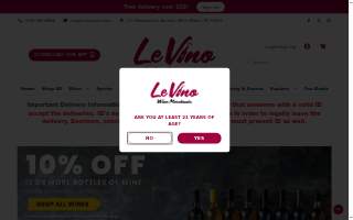 LeVino Wine Merchants website