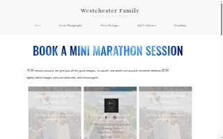 Westchester Family Photography website