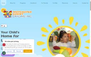 Westchester Sunny Daycare website