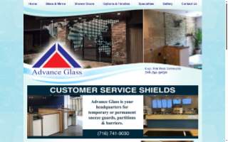 Advance Glass website