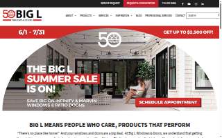 Big L Windows & Doors of Williamsville website