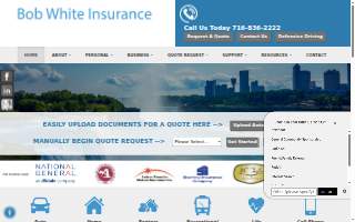 Bob White Insurance Agency website
