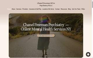 Chanel Freeman NP in Psychiatry PLLC of Williamsville website