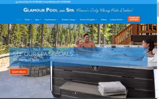 Glamour Pools website