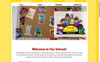 Pixie Village Preschool website