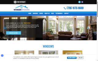 Wonder Windows Buffalo of Williamsville website