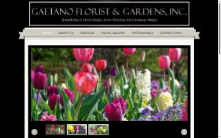 Gaetano Florist Inc website