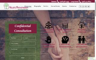 Holistic Psychotherapy of Nassau County website