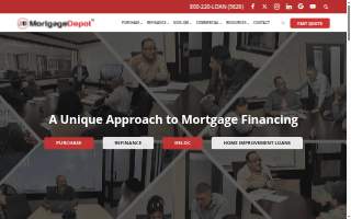 MortgageDepot of Woodmere website