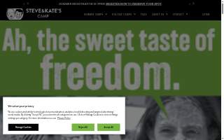 Steve & Kate's Camp - Woodmere website
