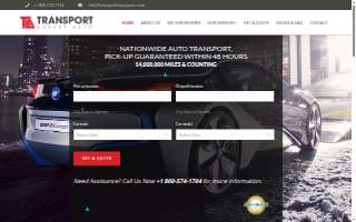Transport Luxury Auto Corp website