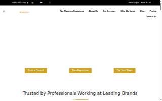 Ahad&Co CPA website