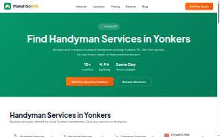 Handyman Yonkers website