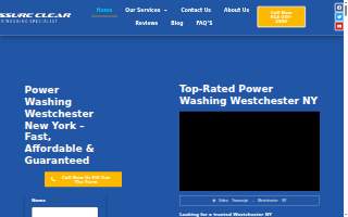 Pressure Clear Power Washing of Yonkers website
