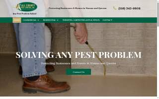 All County Pest Control website