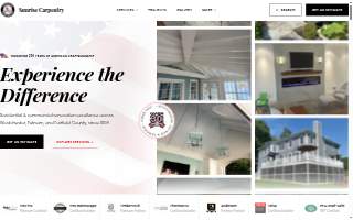 Sunrise Carpentry website