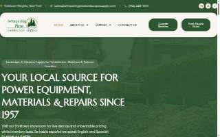 Whispering Pine Landscape Supply Corp. website