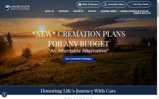 Adams Mason Funeral Home website