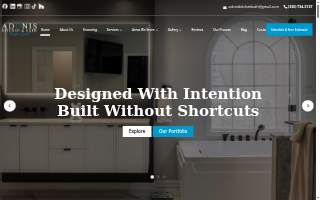 Adonis Kitchen & Bath website