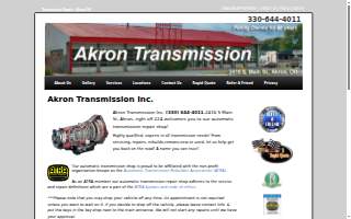 Akron Transmission Inc website