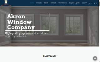 Akron Window Company website