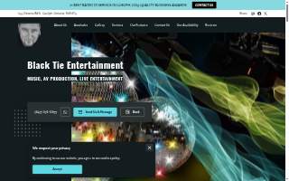 Black Tie Entertainment - DJ Service website