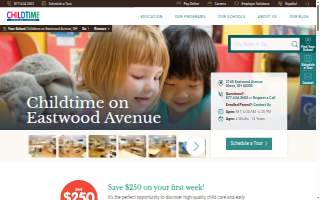 Childtime on Eastwood Avenue website