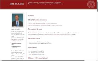 Cioffi & Son Construction website