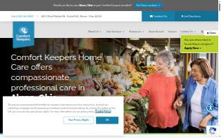 Comfort Keepers of Akron website