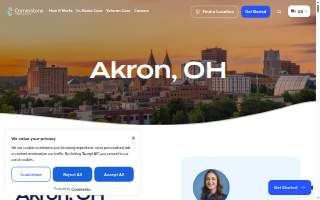 Cornerstone Caregiving of Akron website