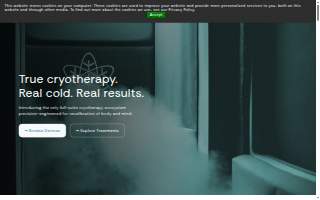 Cryo Slim Solutions website