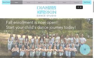 Dianna Durkin Dance Studio website