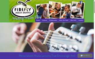 Firefly Music School website