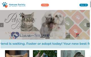 Happy Tails Thrift Shop website
