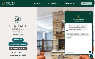 Heritage Crossing website
