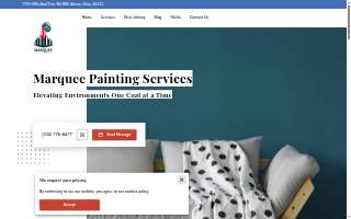 Marquee Painting Services website