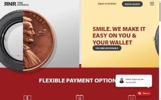 RNR Tire Express (Akron, OH) website